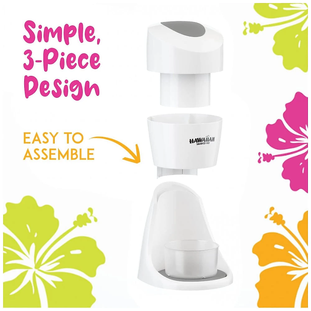Máquina de Raspadinha com Acessórios 110V Hawaiian S900A Branca