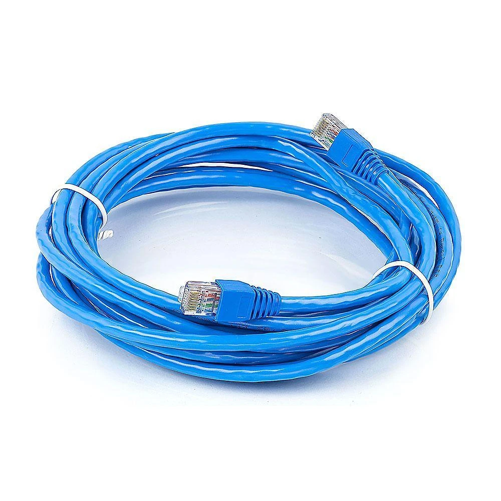 Patch Cord Cat5e Montado Azul - 3 Metros