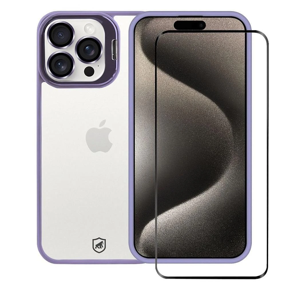 Capa e Película Gshield Gravity para Iphone 15 Pro com Proteção Tecnologia Elevation Tall Grade