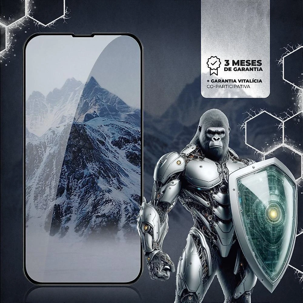 Película para Smartphone Gshield Ultra Glass Iphone 17e Vidro Temperado Preto 1 Unidade