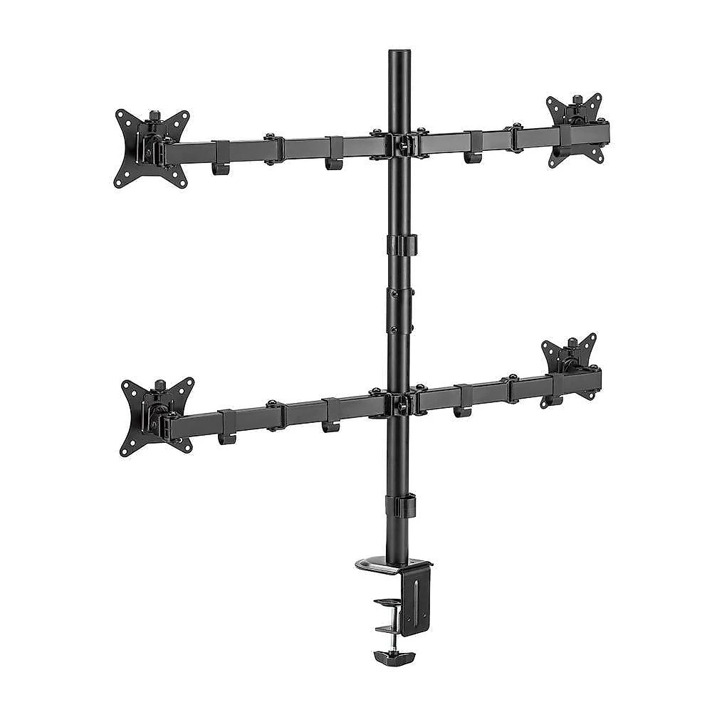 Suporte para Monitores Smq440c para 4 Telas 17 a 32 com Instalação Vertical Preto Vinik