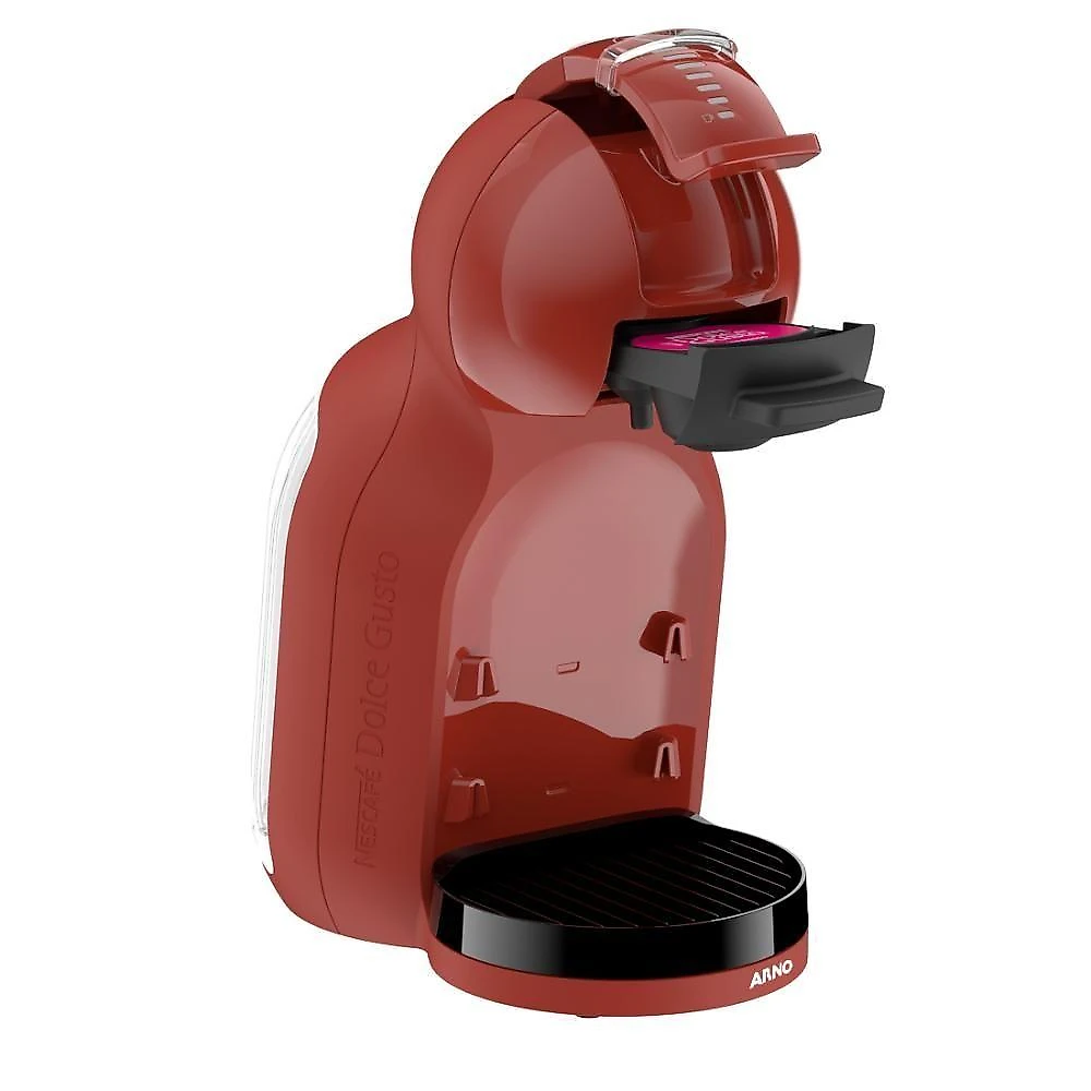 Kit Cafeteira Cápsula Dolce Gusto Mini Me 2.0 Plástico 12 Xícaras Terracota 1500W 220V