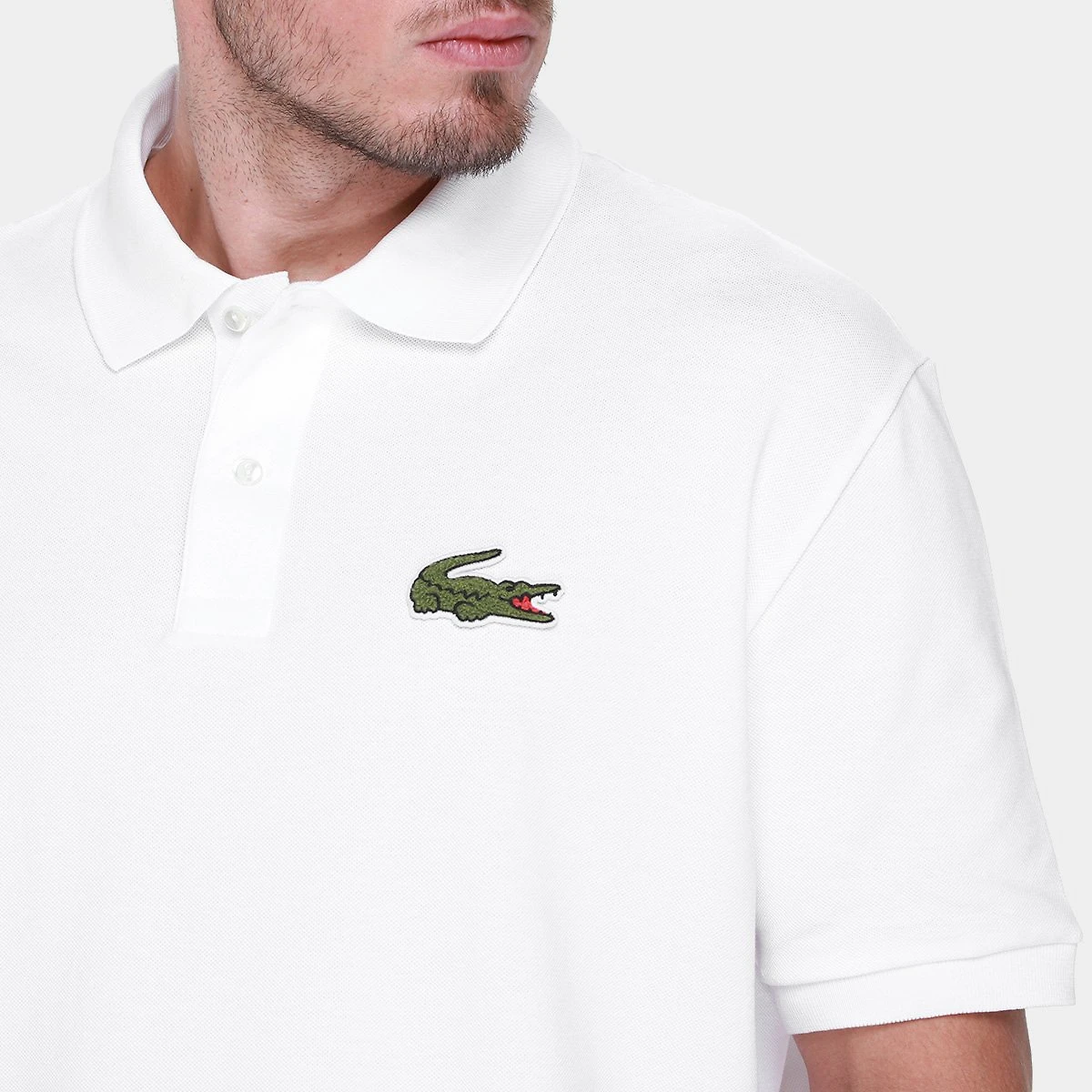 Miniatura Camisa Polo Lacoste Branco - G