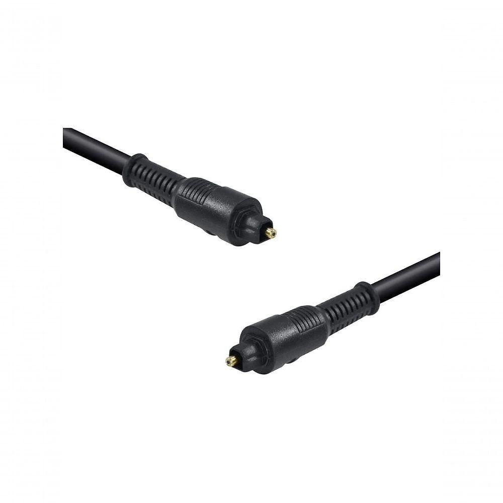 Cabo de Áudio Óptico Toslink Vinik ATC-10 para Som Digital em Fibra Óptica 10 METROS Preto