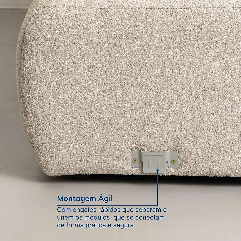 Sofá Modular Sumiê 80cm Direito Orla CabeCasa MadeiraOriginals Sofá Modular Sumiê 80cm Direito Orla Cabecasa Madeiramadeira Areia