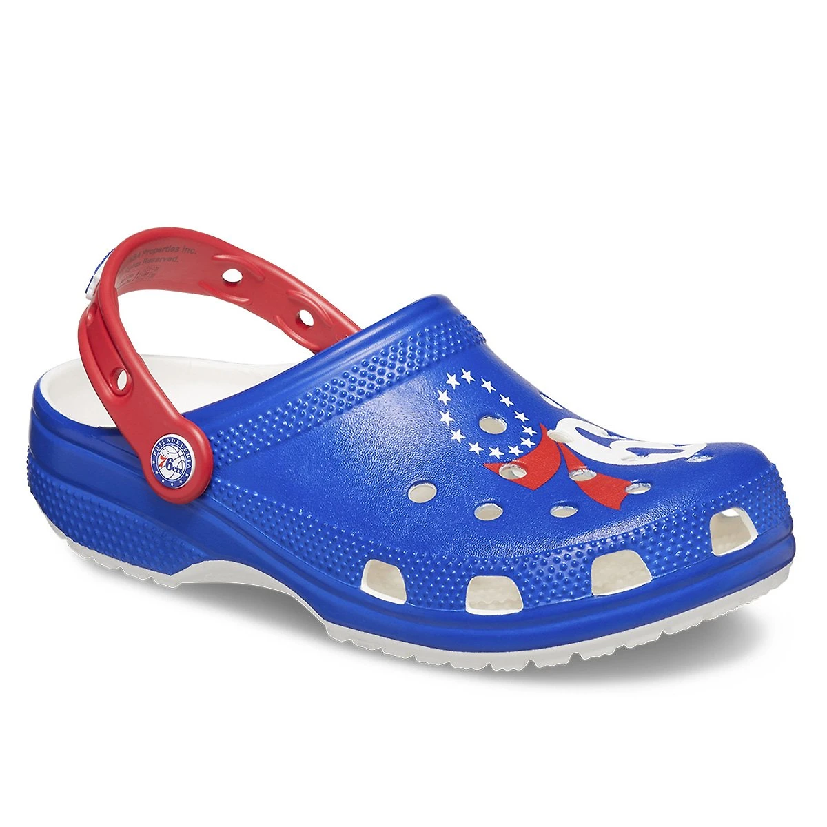 Miniatura Crocs Classic NBA Philadelphia Masculina Azul Escuro - 35