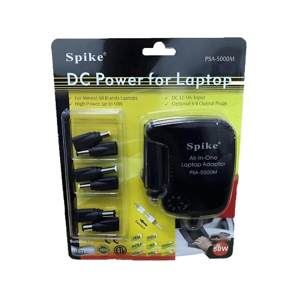 Fonte Automotiva Spike PSA-5000MS Adaptador Dcom DC Joytec