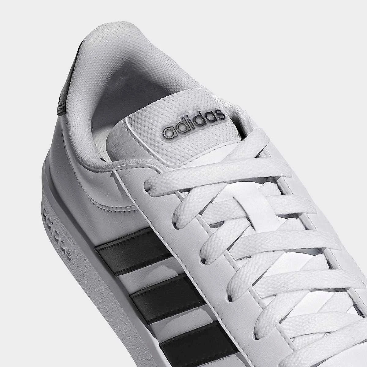 Tênis Infantil Adidas Grand Court 3.0 Branco+Preto - 33
