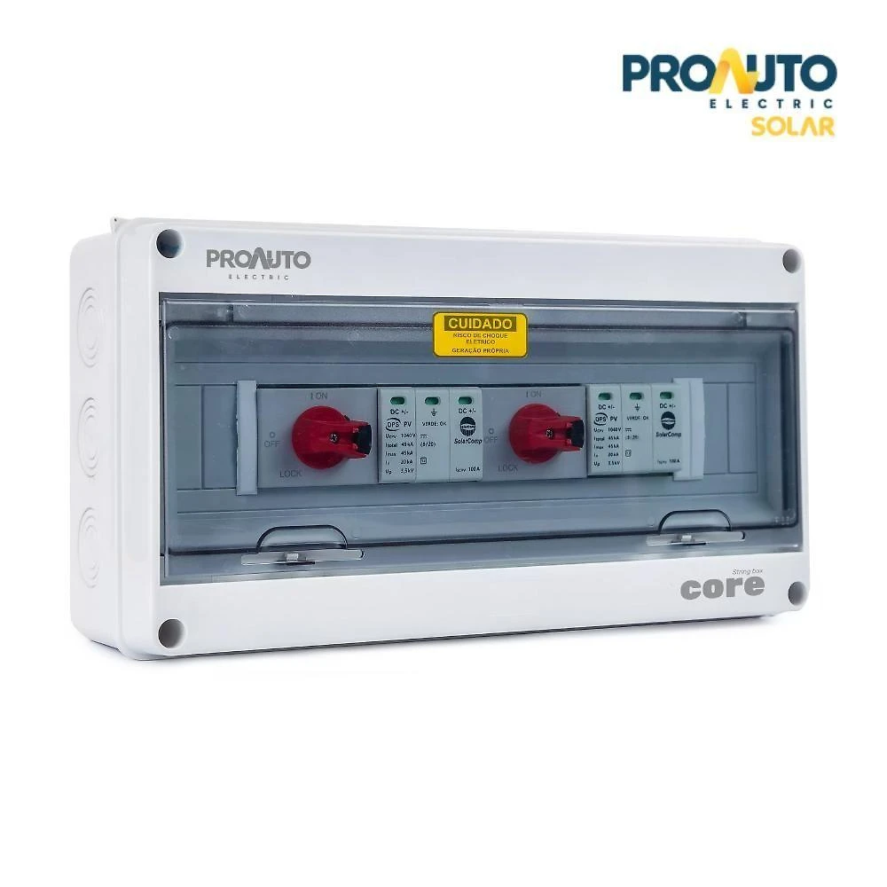 String Box 4.2e-4.2s 1040VDC para Sistema Fotovoltaico com 2 MPPT IP65 Proauto