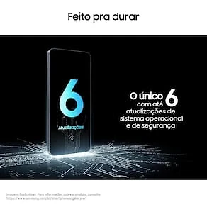 Celular Samsung Galaxy A17 4G Tela 6.7" 128GB Super AMOLED Câmera Tripla 50MP Azul