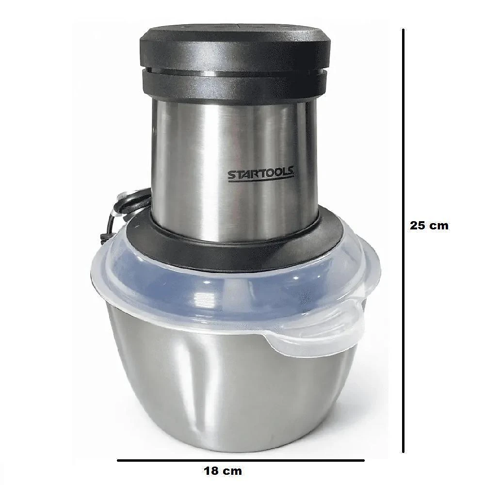 Multiprocessador Yeet STARTOOLS 200W 2L Inox 3 Velocidades 220V