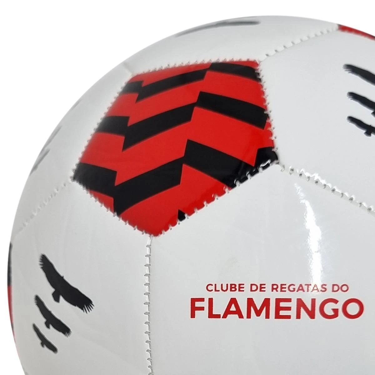 Miniatura Bola Oficial Flamengo Futebol De Campo Crf-Cpo-16 Licenciada