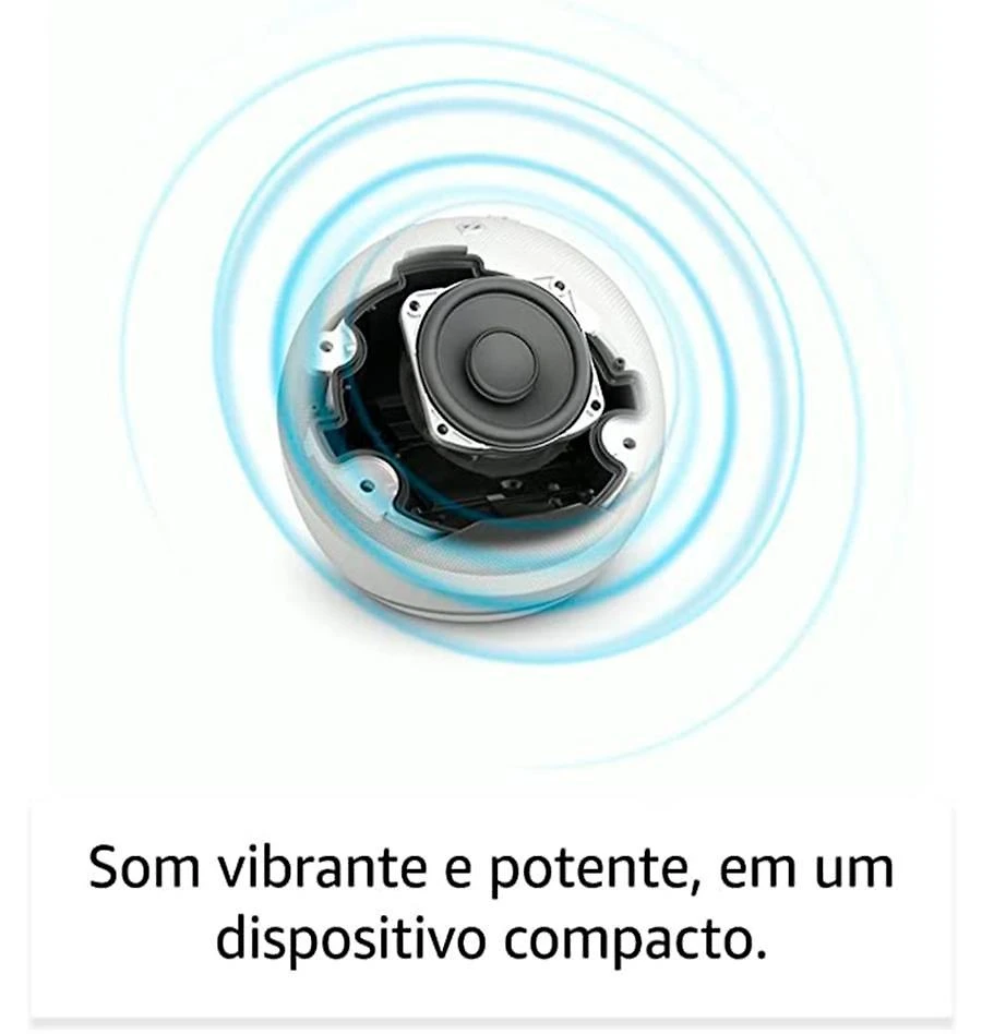 Echo Dot 5ª geração Amazon, com Alexa, Smart Speaker, Azul - B09B8QFYZ2