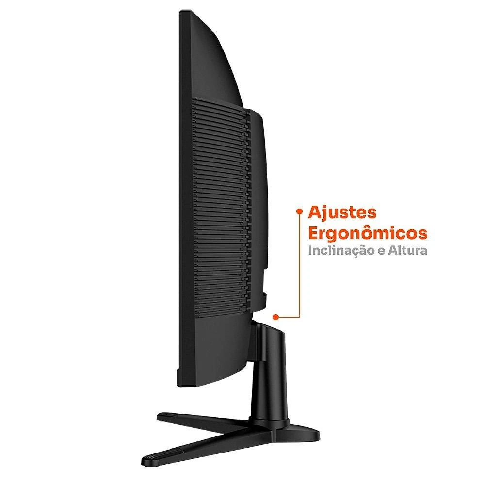 Miniatura Monitor Gamer Curvo Husky Boreal 27", FHD, 260Hz, 1ms, Adaptive Sync, VA, DisplayPort e HDMI, HDR - HMG00627PT