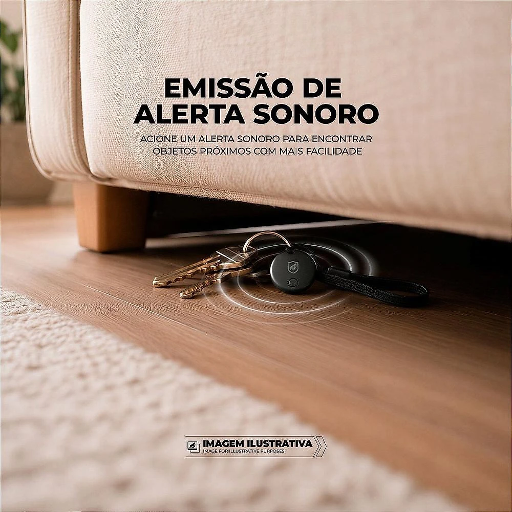 3 Unidades Rastreador Localizador iTag Hybrid Bluetooth para Android e iOS com Alerta Sonoro - Gshield
