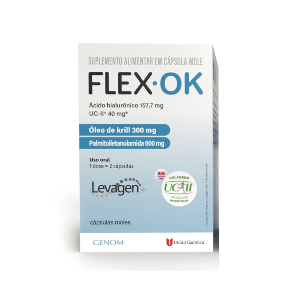 Flex Ok com 60 Cápsulas Moles