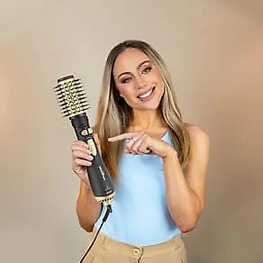 Escova Rotativa Britânia BER20PD 4 em 1 1300W Preta/Dourada - Bivolt