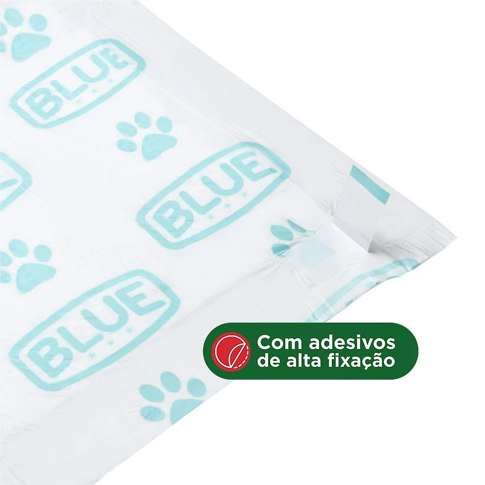 Tapete higiênico pads max 50 unidades 65x60cm blue mimo - 3