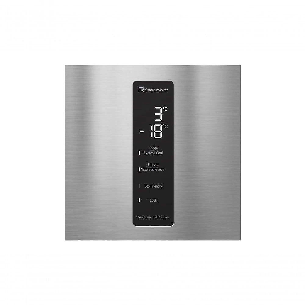 Geladeira LG Inverter Bottom Freezer 451L Platinum GC-B569NLLM 127V