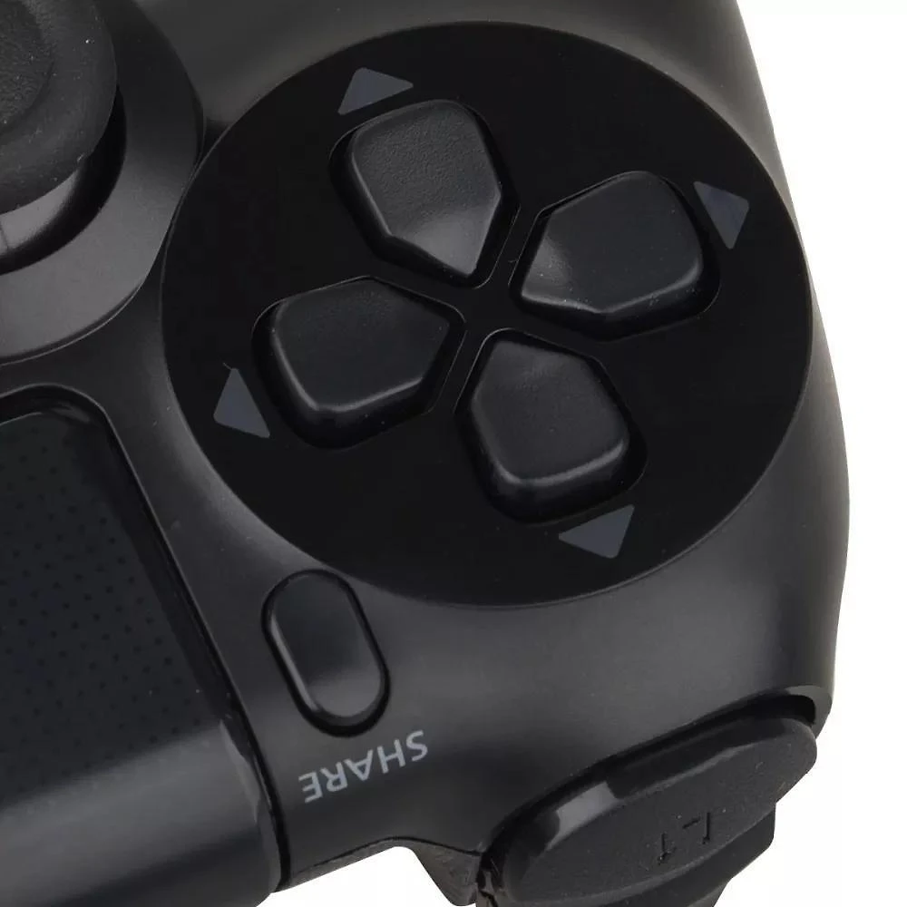 Miniatura Controle PS4 Slim Dualshock Jet Black Fio Resistente Full