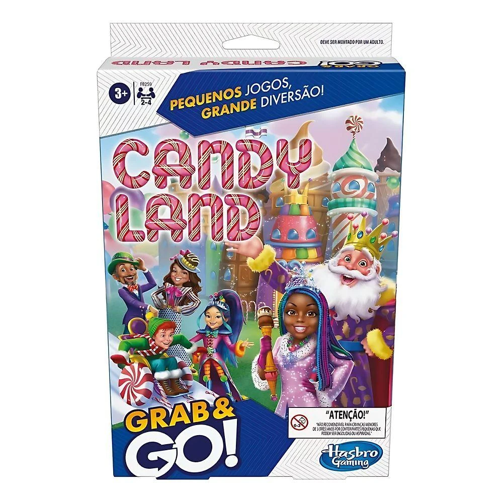 Jogo Candy Land F8259 - Grab &go - Hasbro Unica Jogo Candy Land F8259 - Grab &go - Hasbro