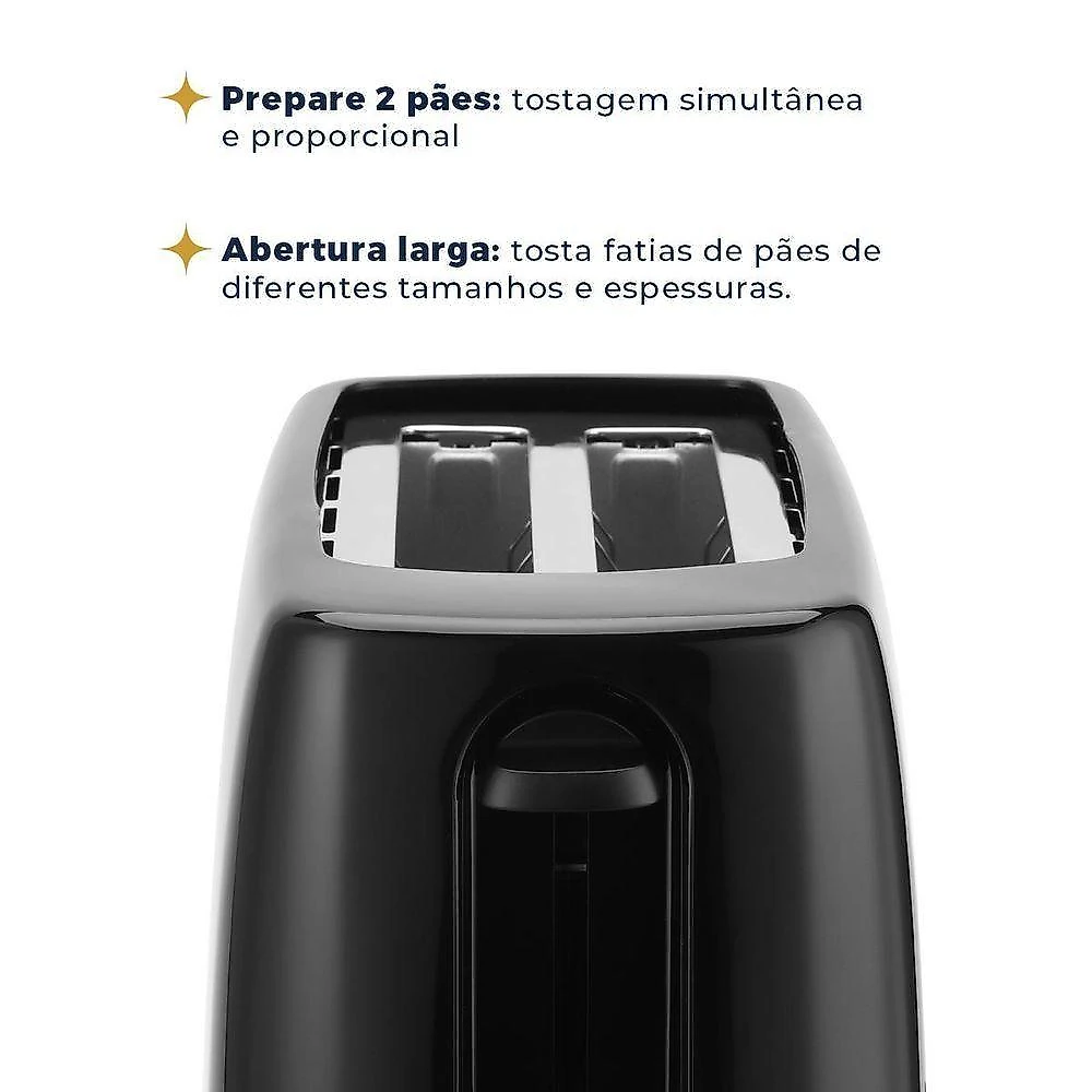 Torradeira Britânia 6 Níveis De Tostagem 700W BTR05A 220V