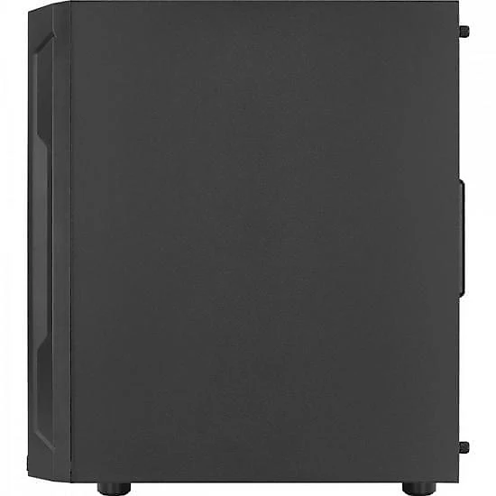 Gabinete gamer aerocool trinity mini preto lateral vidro