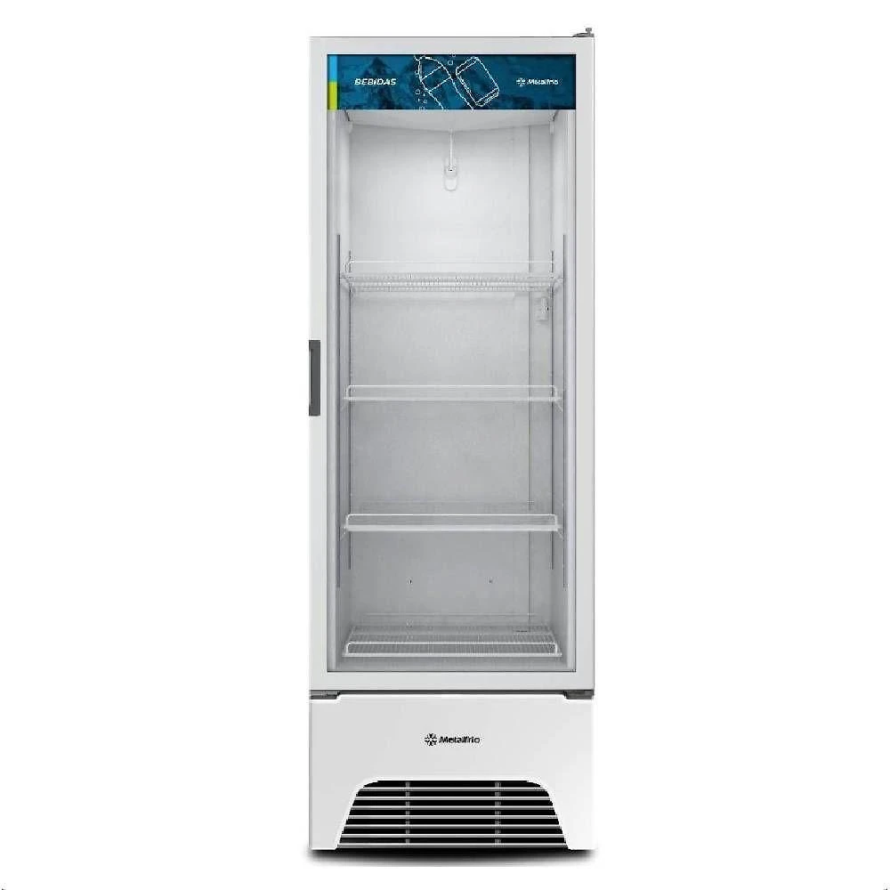 Expositor vertical metalfrio optima 572l 1 porta branco 220v vb52ah