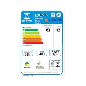 Fogão Atlas Mônaco Top Glass 4 Bocas com Mesa de Vidro e Acendimento Automático Bivolt Preto