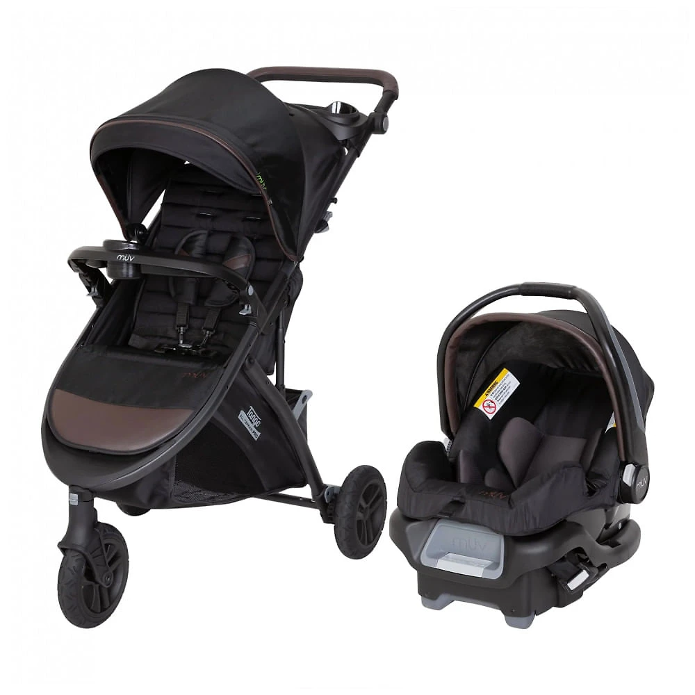 Sistema de Viagem Baby Trend Tango Pro Marrom com Cadeirinha Ally 35 para Recém-nascido até 15,9 kg