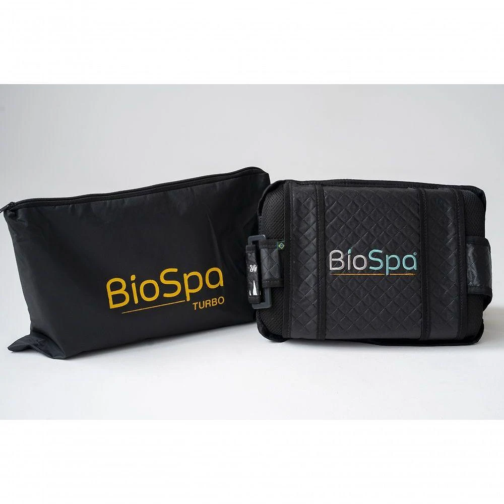 Cinta Massageadora Turbo Bio Spa com Aquecimento 5 Modos Bivolt Preto
