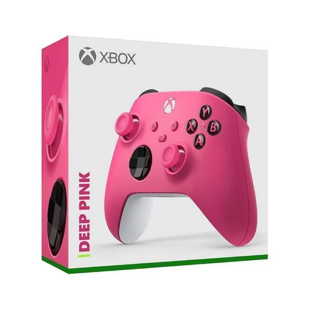 Controle sem Fio Microsoft Xbox QAU-00082 Series X|S Deep Pink