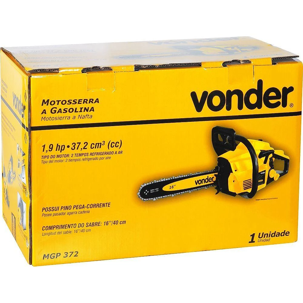 Motosserra Gasolina 37,2cc Mgp372 Vonder