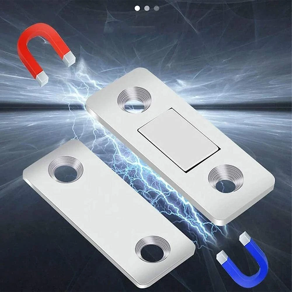 Fecho Magnetico Ima 8 Peças Para Porta Trava Fecha Janela Gaveta Armario Multiuso Resistente