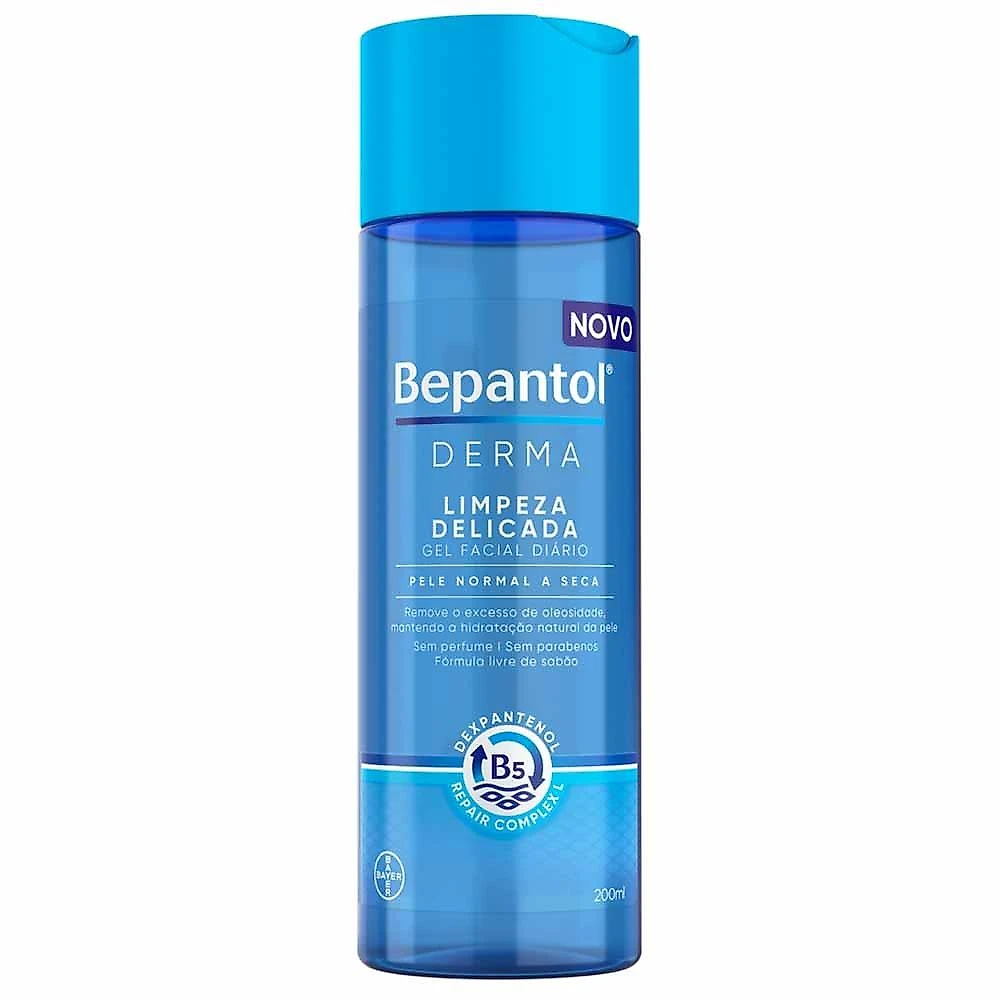 Bepantol derma limpeza delicada gel facial diário - pele normal a seca 200ml