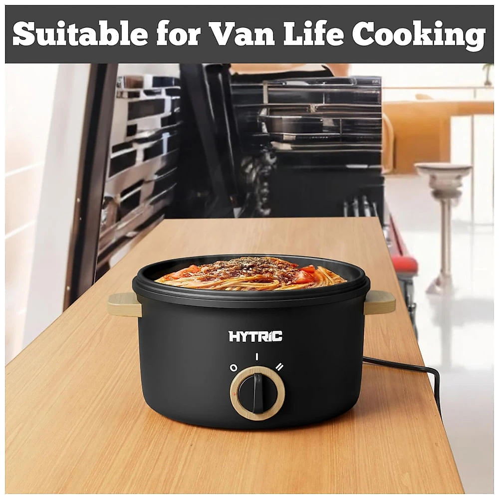 HYTRIC Hot Pot Elétrico Portátil 2,5L com Revestimento Antiadere, Multifuncional para Cozinhas Modernas