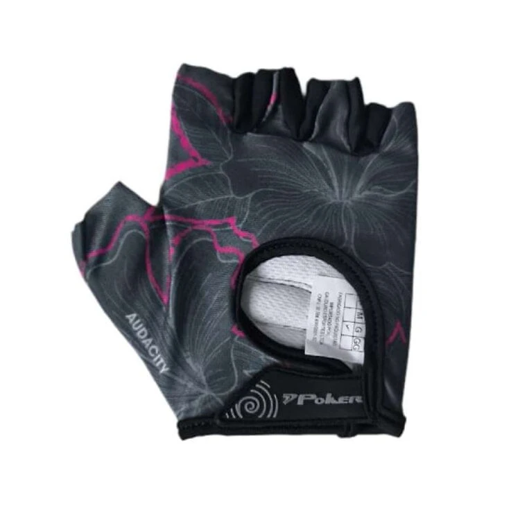 Luva Poker Gel Musculação Slim Audacitty - Ptorosa - PTO/ROSA