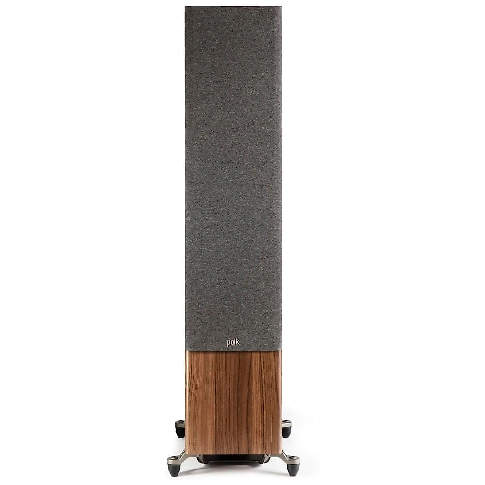 Caixa acústica torre Polk Audio Reserve R700 marrom, 3 vias, tweeter 25 mm, médio 165 mm, 2 woofers 203 mm, até 300 W, estéreo, Hi‑Res, Dolby Atmos