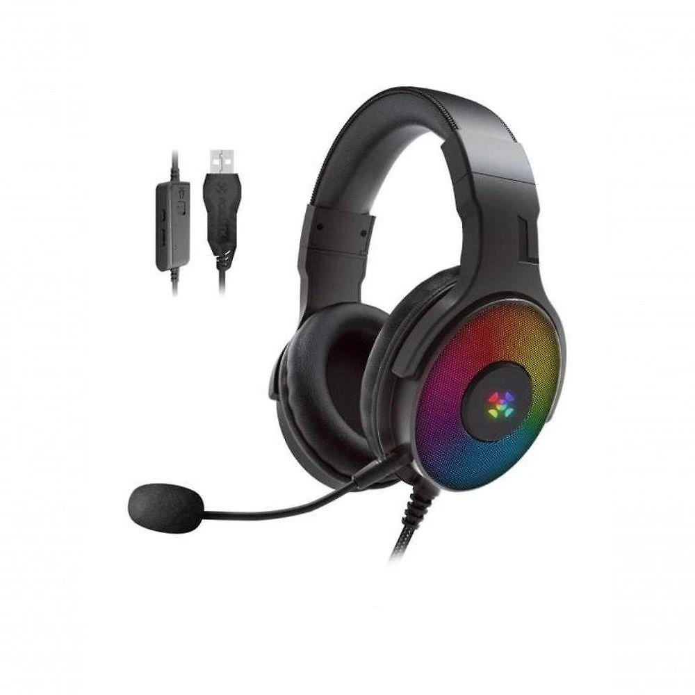 Headset Gamer Fortrek Cruiser 7.1 Usb Rgb Preto
