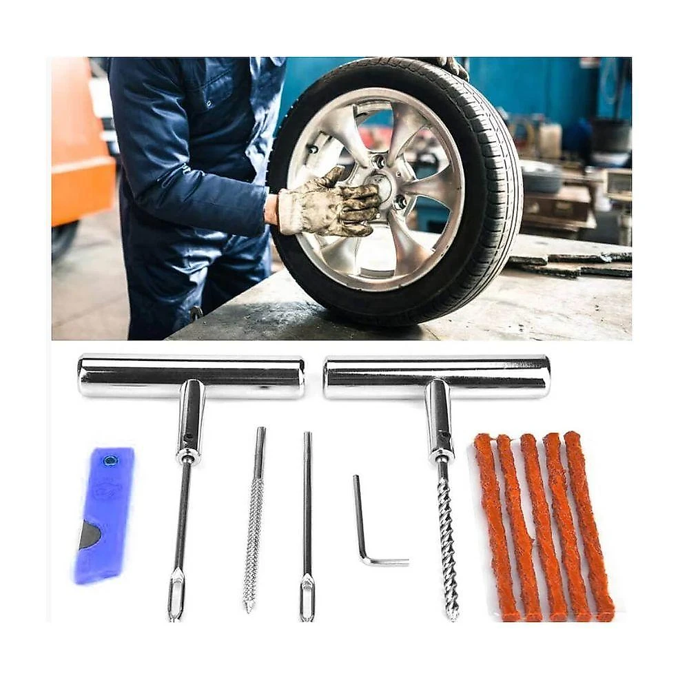 Kit Completo Reparo De Pneus Luatek Bicicleta Moto 11 Peças