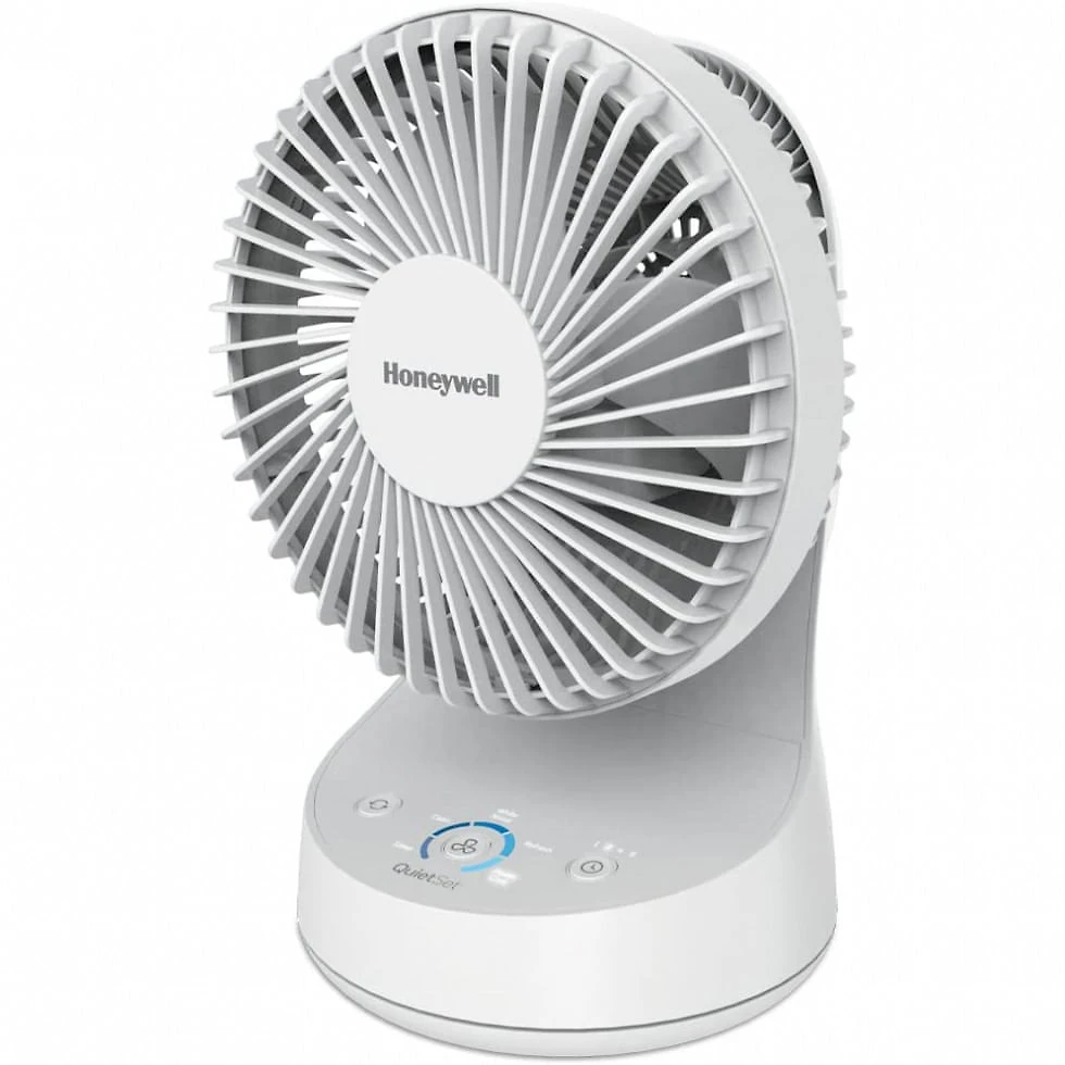 Ventilador de Mesa Silencioso e com 5 Níveis de Potência, 110v, HONEYWELL HTF337W, Branco