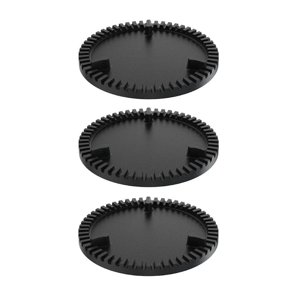 Kit 3 Espalha Chama Libaneza Queimador Simples Ferro Fundido 13cm