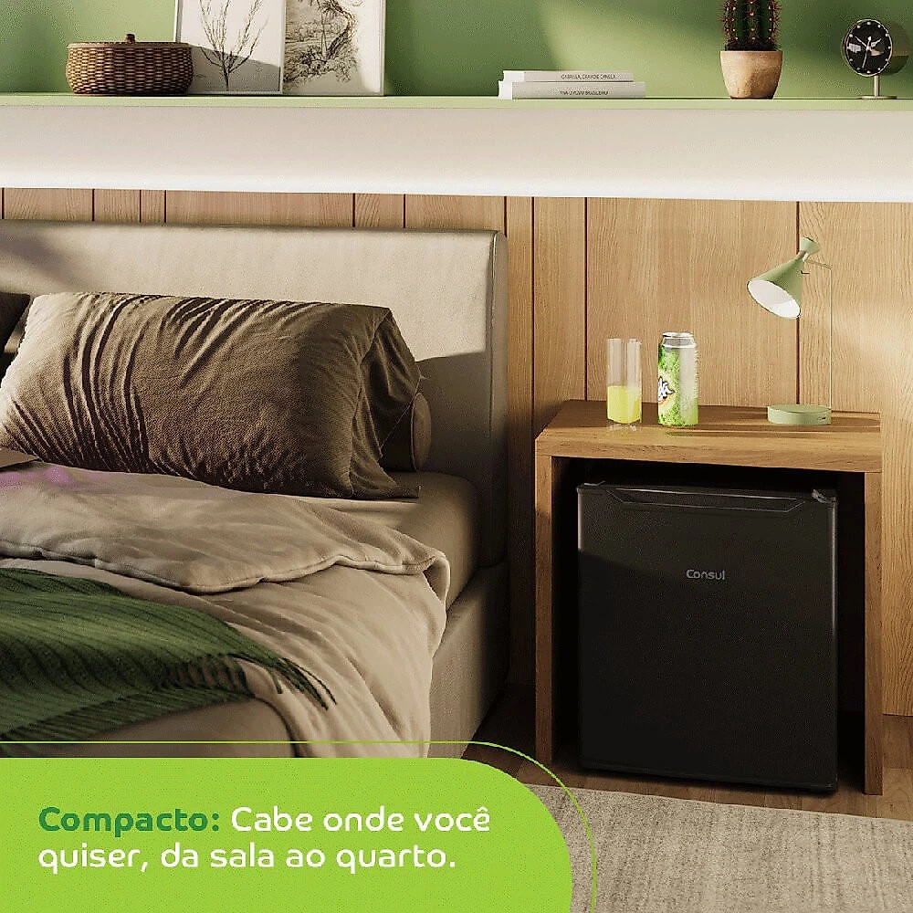 Frigobar Consul 47 Litros CRC04AE Preto - 110V