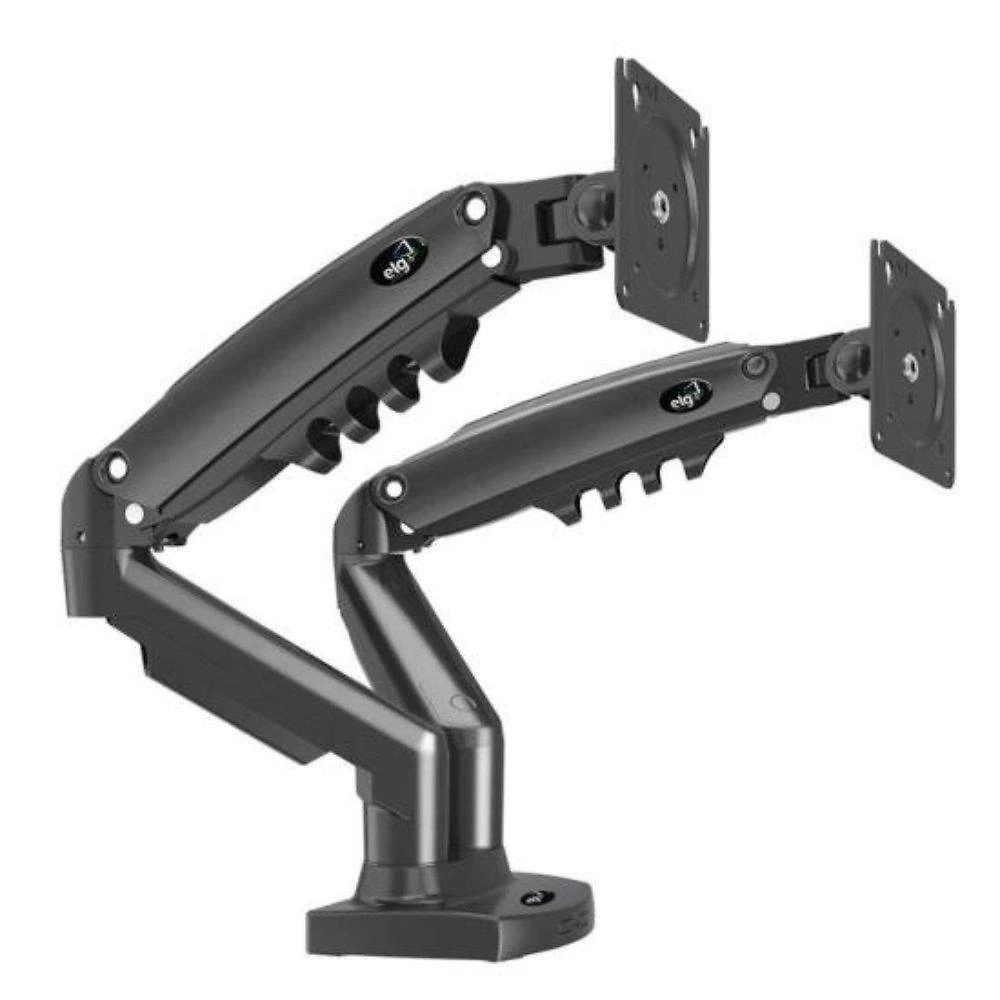 Suporte para Monitor Articulado de Mesa F160N 2 Monitores 17-35 Polegadas Preto ELG