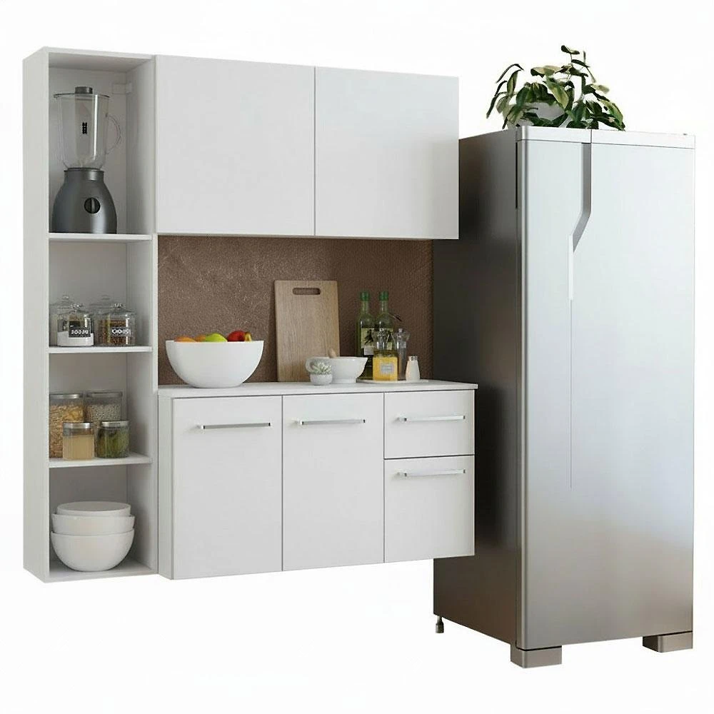 Miniatura Armário de Cozinha Compacta 120cm Easy Madesa Branco