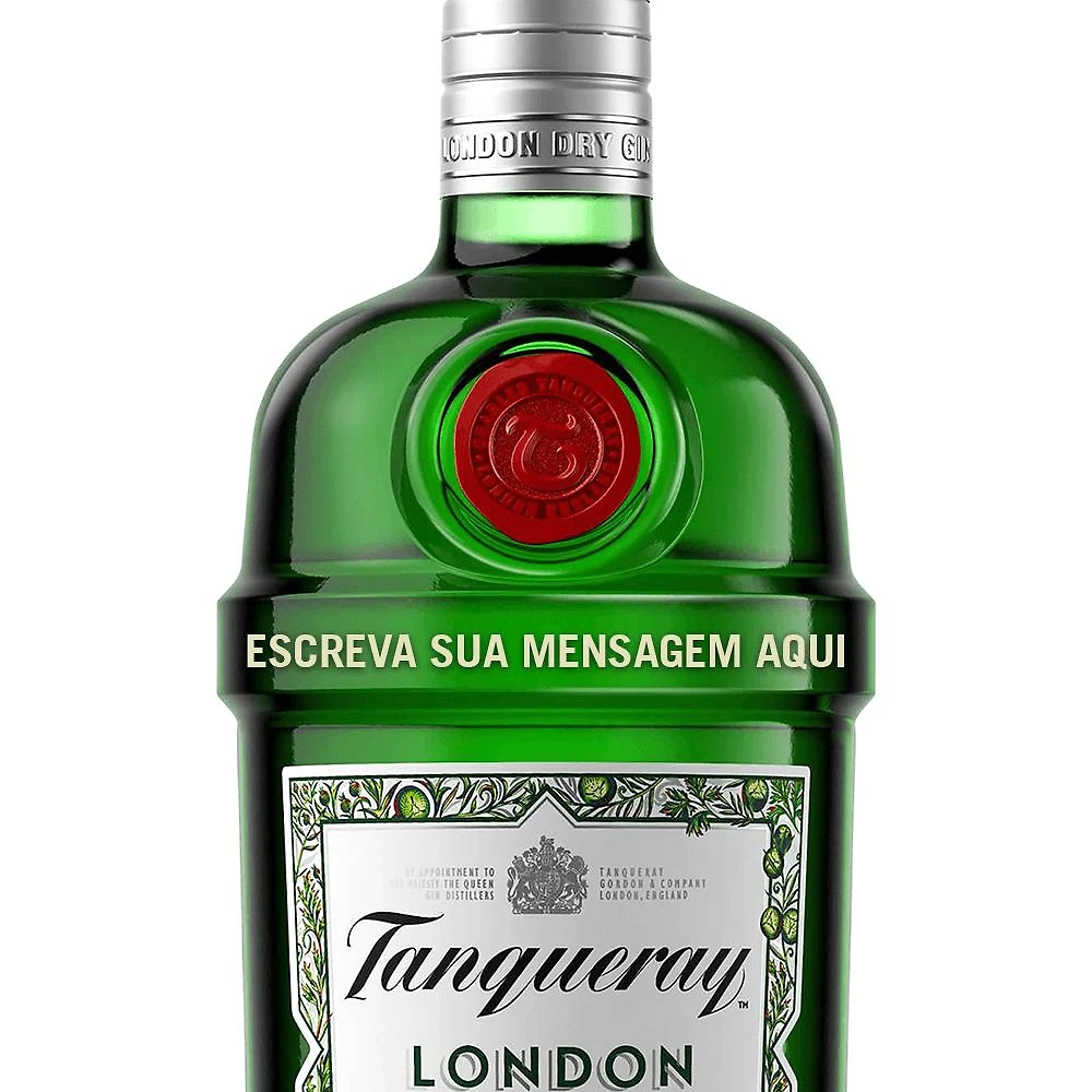 Gin tanqueray london dry 750ml - rótulo personalizado