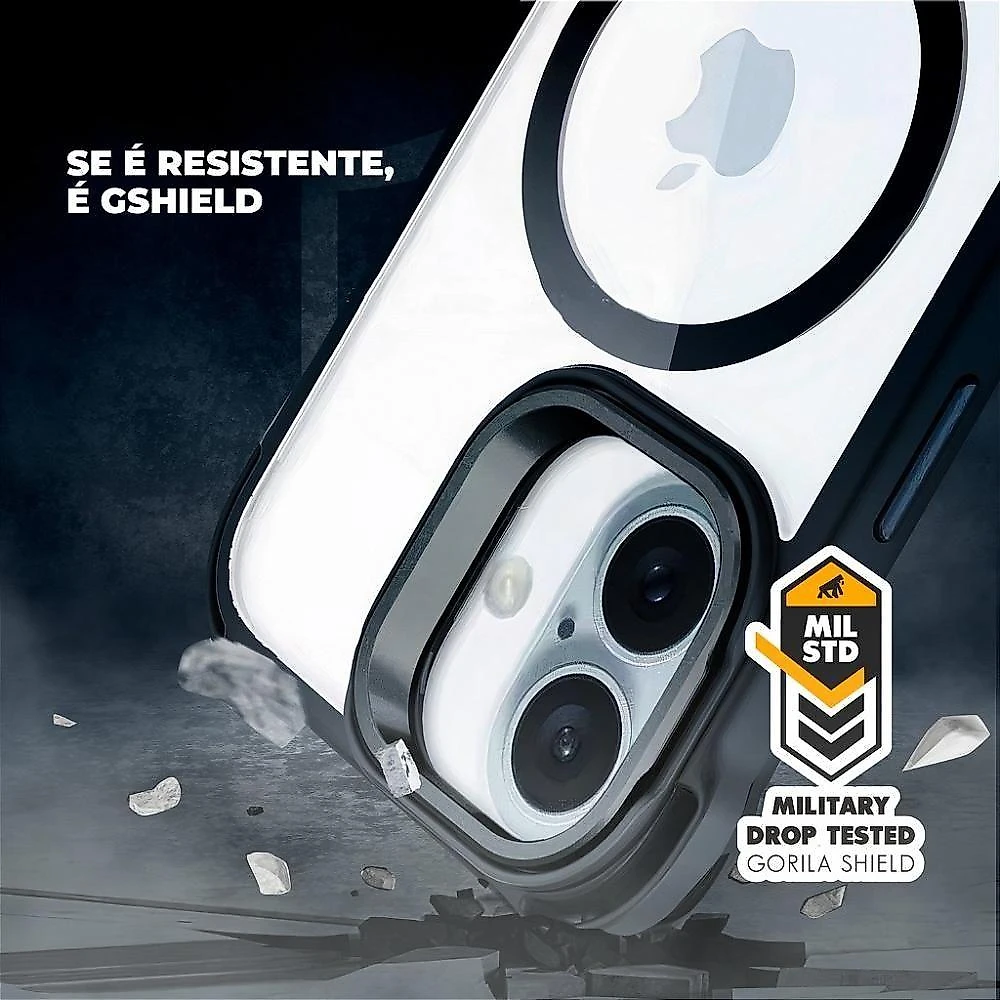 Capa Para Iphone 16 Pro Max - Magsafe Airbag Preta - Gshield