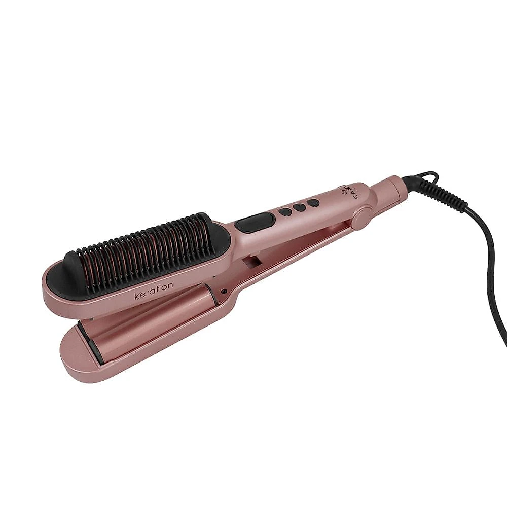 Prancha modeladora waver & brush keration bivolt