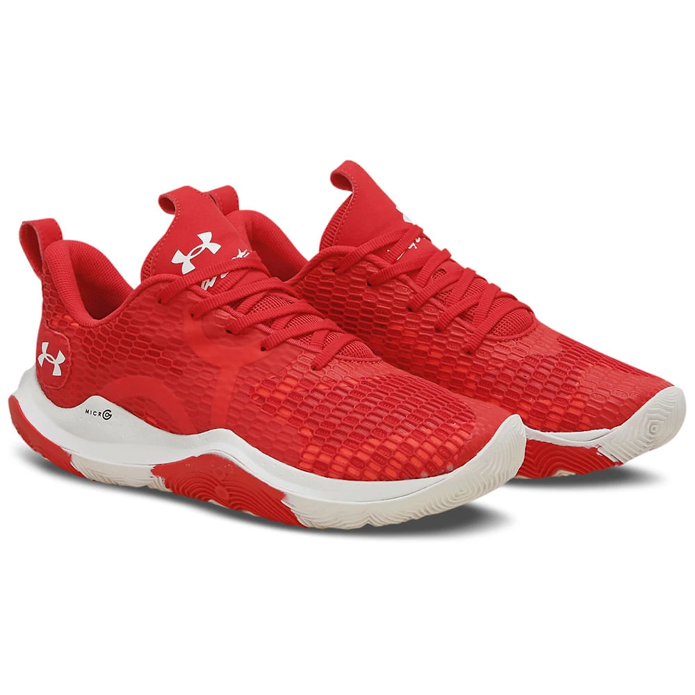 Miniatura Tênis de Basquete Masculino Under Armour Spawn 3 Vermelho - 39