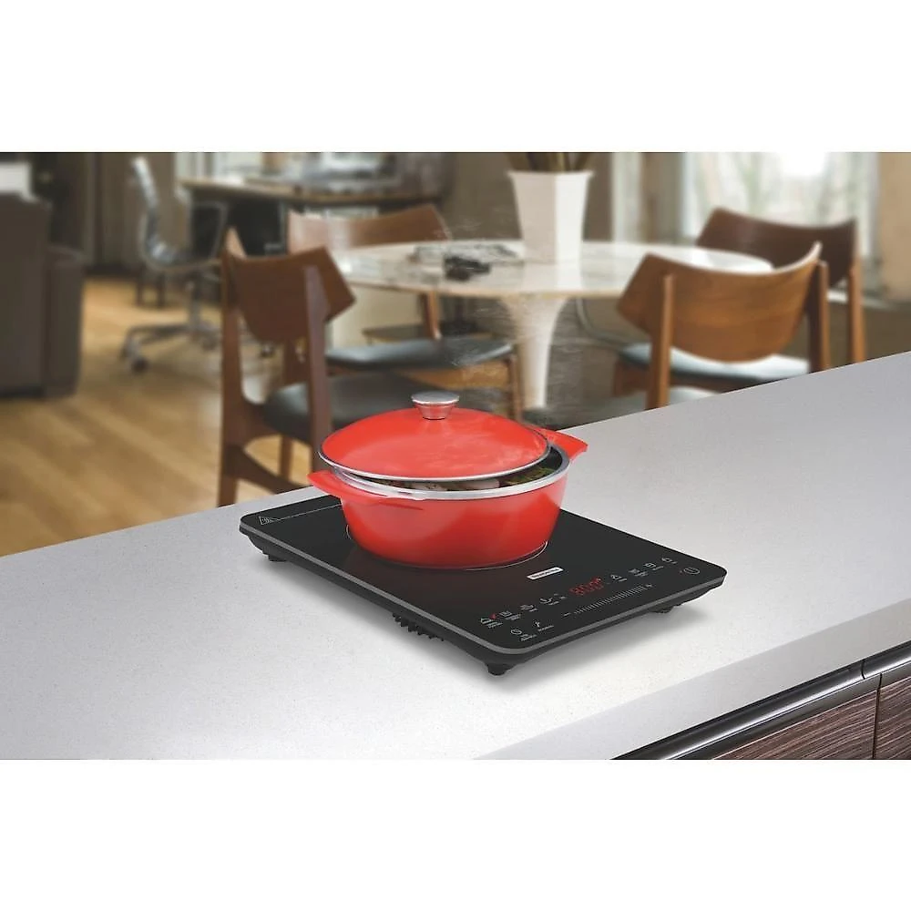 Cooktop Portátil por Indução Tramontina 94714132 1 Boca Vitrocerâmico Preto 220V